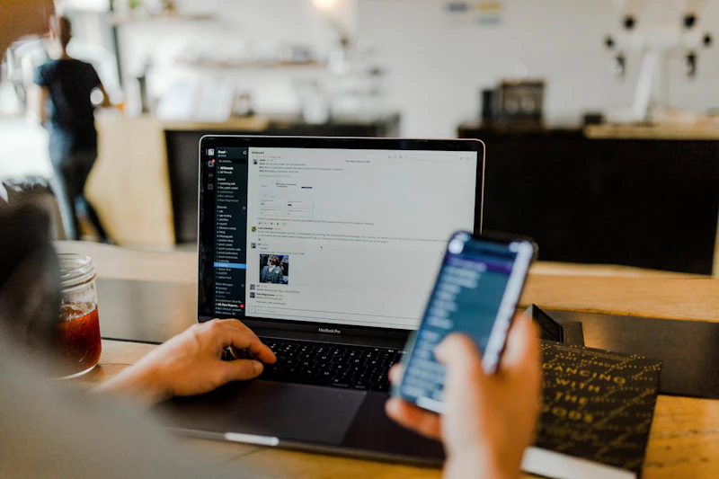 Digital social media advertising mockup dashboard representation